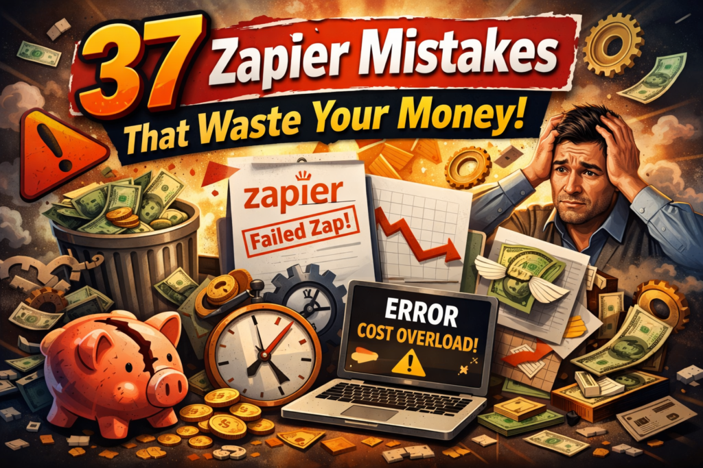 37 Zapier mistakes that waste your money with real examples and automation tips