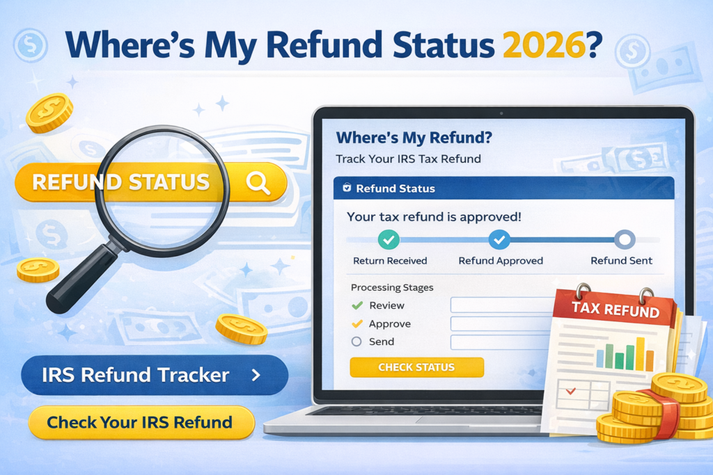 where's my refund status 2026 IRS refund tracker